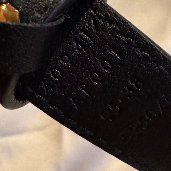 Gucci LEATHER BELT WITH DOUBLE G BUCKLE main image 4